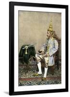 Rama V (Chulalongkorn), King of Siam, in His Royal Attire, Circa 1900-null-Framed Giclee Print