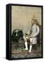 Rama V (Chulalongkorn), King of Siam, in His Royal Attire, Circa 1900-null-Framed Stretched Canvas