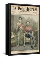 Rama V Known as Chulalongkorn King of Siam and His Wife-Henri Meyer-Framed Stretched Canvas