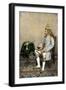 Rama V (Or Chulalongkorn) (1853-1910), King of Siam (Thailand), in Royal Costume, circa 1900. Color-null-Framed Giclee Print