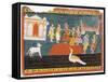 Rama Visits Bharadvaja's Hermitage-null-Framed Stretched Canvas