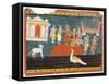 Rama Visits Bharadvaja's Hermitage-null-Framed Stretched Canvas