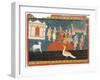 Rama Visits Bharadvaja's Hermitage-null-Framed Art Print