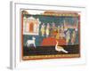 Rama Visits Bharadvaja's Hermitage-null-Framed Art Print