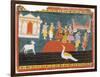 Rama Visits Bharadvaja's Hermitage-null-Framed Art Print