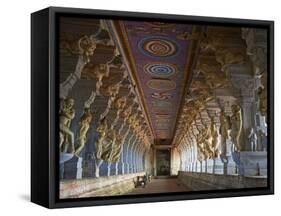 Ramanatha Swami, Rameswaram, Tamil Nadu, India, Asia-Tuul-Framed Stretched Canvas