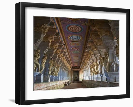 Ramanatha Swami, Rameswaram, Tamil Nadu, India, Asia-Tuul-Framed Photographic Print