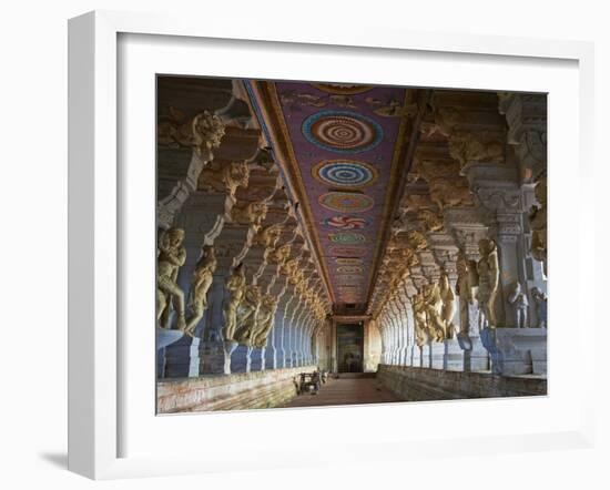 Ramanatha Swami, Rameswaram, Tamil Nadu, India, Asia-Tuul-Framed Photographic Print