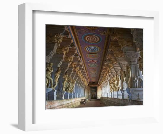 Ramanatha Swami, Rameswaram, Tamil Nadu, India, Asia-Tuul-Framed Photographic Print