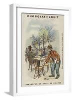 Ramasseur De Bouts De Cigares-Louis Borgex-Framed Giclee Print