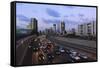 Ramat Gan and the Ayalon Highway.-Stefano Amantini-Framed Stretched Canvas