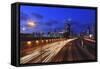 Ramat Gan and the Ayalon Highway.-Stefano Amantini-Framed Stretched Canvas