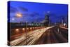 Ramat Gan and the Ayalon Highway.-Stefano Amantini-Stretched Canvas