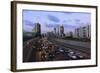 Ramat Gan and the Ayalon Highway.-Stefano Amantini-Framed Photographic Print