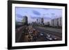 Ramat Gan and the Ayalon Highway.-Stefano Amantini-Framed Photographic Print