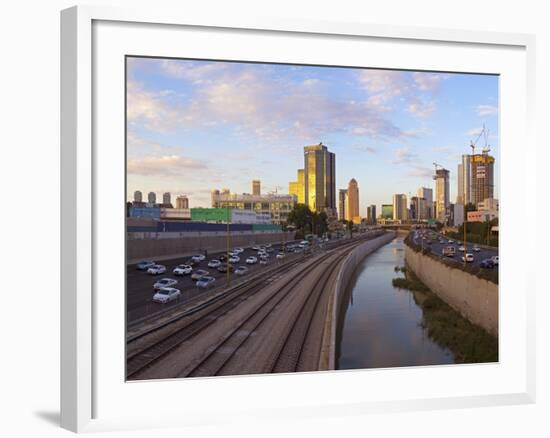 Ramat Gan and the Ayalon Highway.-Stefano Amantini-Framed Photographic Print