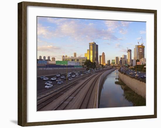 Ramat Gan and the Ayalon Highway.-Stefano Amantini-Framed Photographic Print