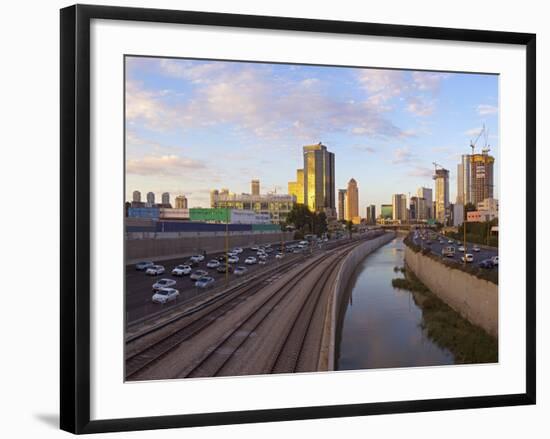 Ramat Gan and the Ayalon Highway.-Stefano Amantini-Framed Photographic Print