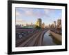 Ramat Gan and the Ayalon Highway.-Stefano Amantini-Framed Photographic Print