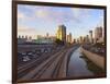 Ramat Gan and the Ayalon Highway.-Stefano Amantini-Framed Photographic Print