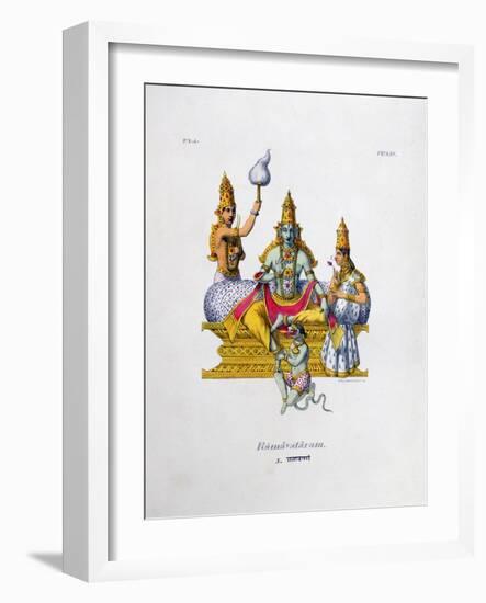 Ramavataram, 1828-Marlet et Cie-Framed Giclee Print