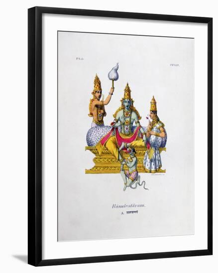 Ramavataram, 1828-Marlet et Cie-Framed Giclee Print