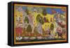 Ramayana Ayodhya Kanda-null-Framed Stretched Canvas