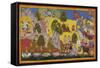 Ramayana Ayodhya Kanda-null-Framed Stretched Canvas