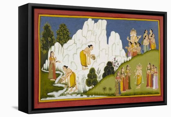 Ramayana, Bala Kanda-null-Framed Stretched Canvas