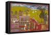 Ramayana, Kishkindha Kanda-null-Framed Stretched Canvas