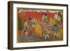 Ramayana, Kishkindha Kanda-null-Framed Giclee Print
