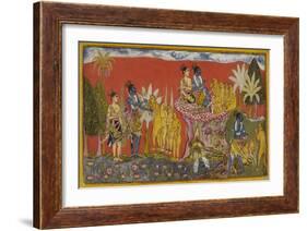 Ramayana, Kishkindha Kanda-null-Framed Giclee Print