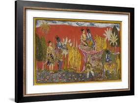 Ramayana, Kishkindha Kanda-null-Framed Giclee Print