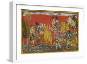 Ramayana, Kishkindha Kanda-null-Framed Giclee Print