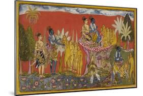 Ramayana, Kishkindha Kanda-null-Mounted Giclee Print