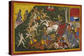 Ramayana, Yuddha Kanda-Sahib Din-Stretched Canvas