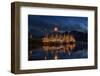 Ramberg Harbour with Fishing Trawlers at Night, Lofoten-Stefan Sassenrath-Framed Photographic Print