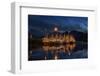 Ramberg Harbour with Fishing Trawlers at Night, Lofoten-Stefan Sassenrath-Framed Photographic Print