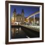 Rambla del Mar at Port Vell, Barcelona, Catalonia, Spain, Europe-Markus Lange-Framed Photographic Print