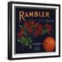 Rambler Brand - La Verne, California - Citrus Crate Label-Lantern Press-Framed Premium Giclee Print