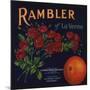 Rambler Brand - La Verne, California - Citrus Crate Label-Lantern Press-Mounted Art Print