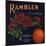 Rambler Brand - La Verne, California - Citrus Crate Label-Lantern Press-Mounted Art Print