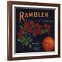 Rambler Brand - La Verne, California - Citrus Crate Label-Lantern Press-Framed Art Print