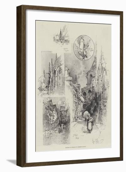 Rambles in Normandy-Herbert Railton-Framed Giclee Print