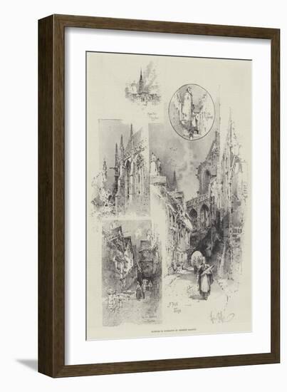 Rambles in Normandy-Herbert Railton-Framed Giclee Print