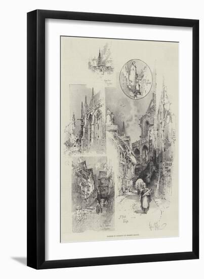 Rambles in Normandy-Herbert Railton-Framed Giclee Print