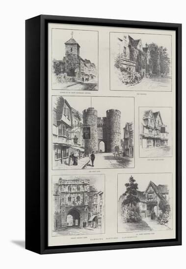 Rambling Sketches, Canterbury-Alfred Robert Quinton-Framed Stretched Canvas