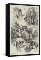 Rambling Sketches, Chartres-Herbert Railton-Framed Stretched Canvas