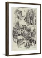 Rambling Sketches, Chartres-Herbert Railton-Framed Giclee Print