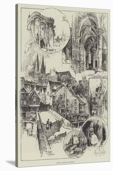 Rambling Sketches, Chartres-Herbert Railton-Stretched Canvas